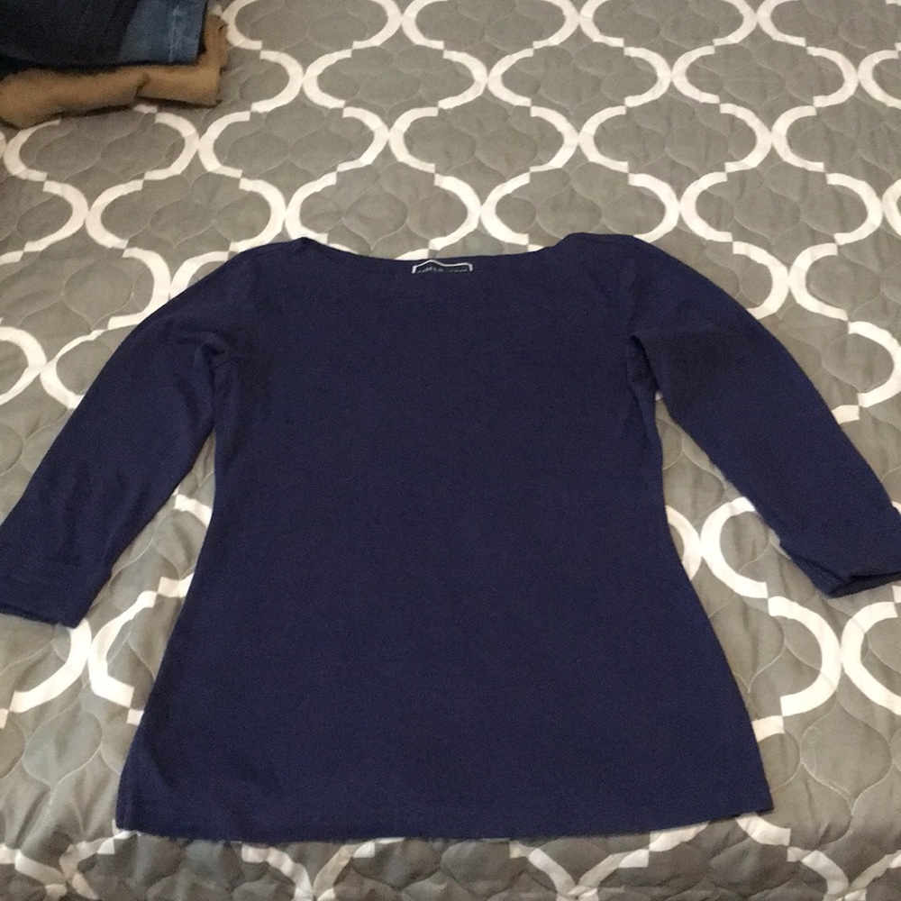 Blue Karen Scott top